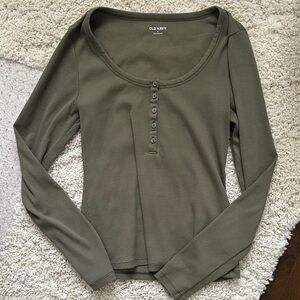 Old Navy Women's Sage Long Sleeve Tee